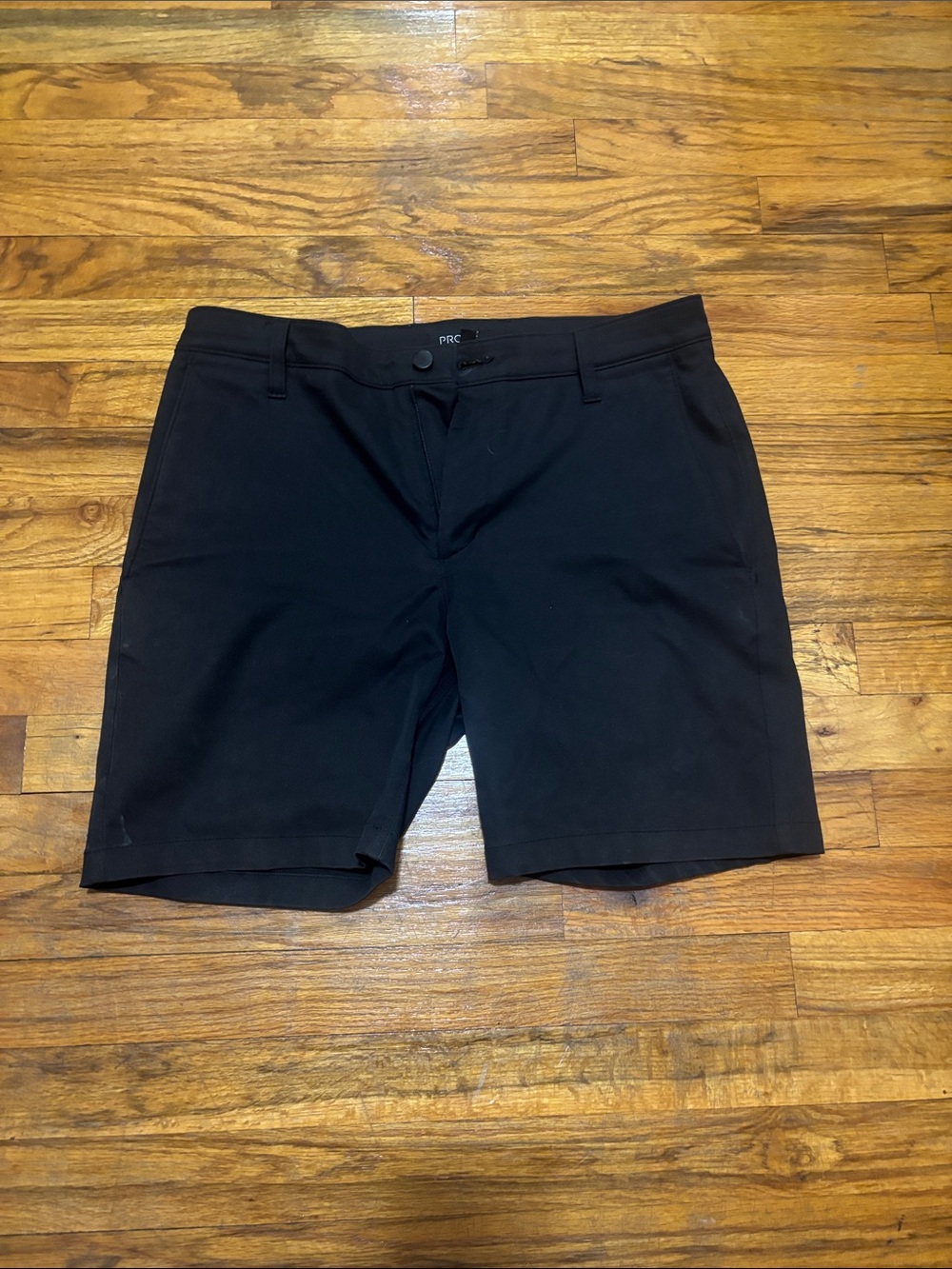 PROOF Men’s Black Flat-Front Casual Shorts